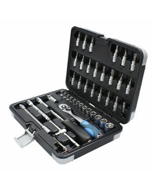 46-teiliger Steckschlüssel und Bitsatz