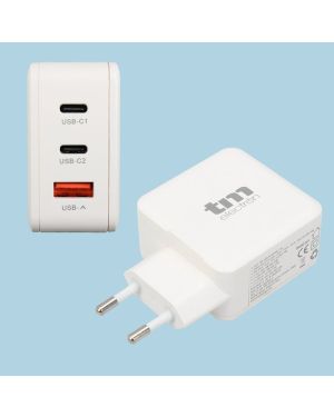 USB-Wandladegerät mit 3 Anschlüssen für schnelles Laden