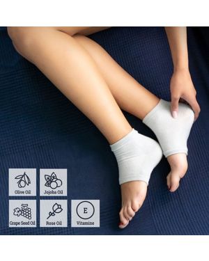 Feuchtigkeitsspendende Socken mit Gelkissen und natürlichen Ölen