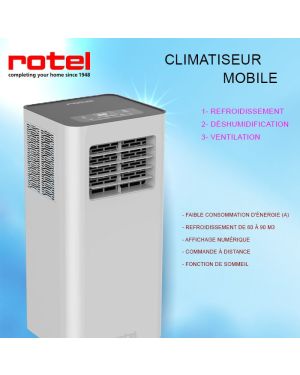 Mobile 3-in-1-Klimaanlage Rotel 9000 BTU