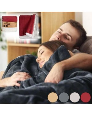 Doppelseitige Flauschdecke