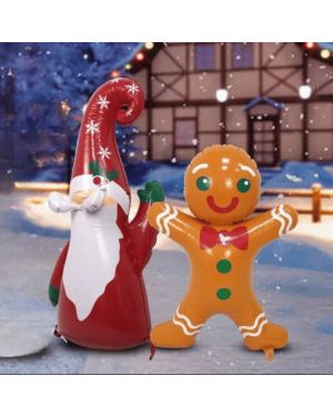 Aufblasbare Weihnachtsdekoration / 1 Meter