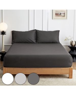 2er-Set Spannbettlaken aus Baumwolle