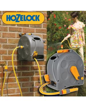 Enrouleur tuyaux d'arrosage Hozelock 25 m
