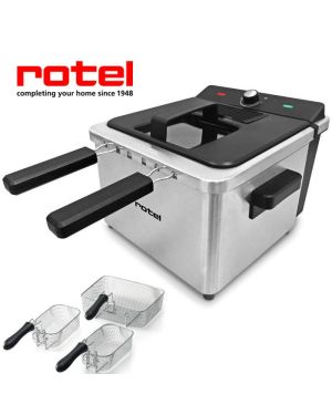 Professionelle Fritteuse mit 3 Körben Rotel U1762CH
