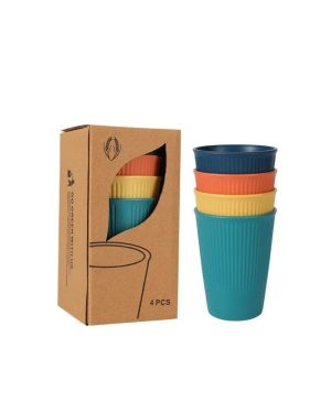 GLØSS™ – Set de 4 Gobelets au Design Scandinave