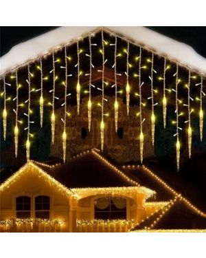 LED-Lichterkette als Eiszapfenvorhang für den Außenbereich / 3,5 m