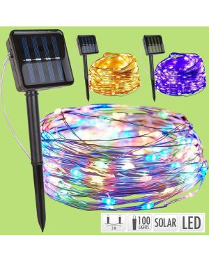Solar-LED-Lichterkette 5m