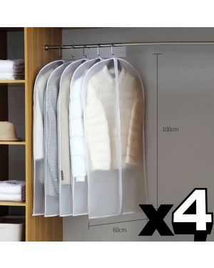 Housses de Protection pour Vêtements – Lot de 4 (60 × 100 cm)