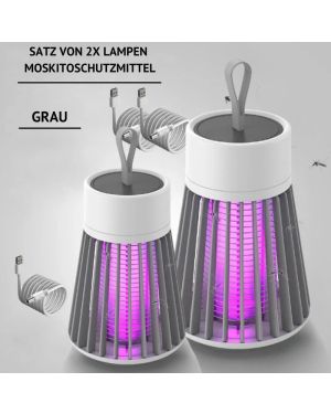 Set aus 2 Zapper™ Anti-Mücken-Lampen