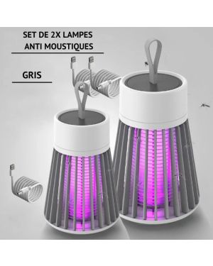 Set de 2 Lampes Anti-Moustiques Zapper™