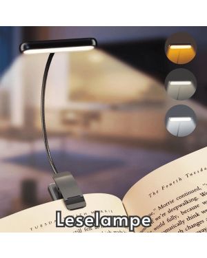 Set aus 2 USB-aufladbaren LED-Leselampen