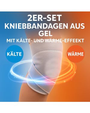 2er-Set Gel-Knieschoner mit Kälte- und Wärmeeffekt