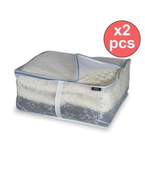 Lot de 2 Housses de Rangement 55x45x25 cm