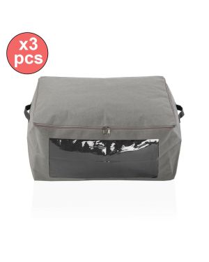 3er-Set Aufbewahrungstaschen 40 x 25 x 50 cm