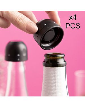 Set von Schaumwein-Korken Packung mit 4 Einheiten