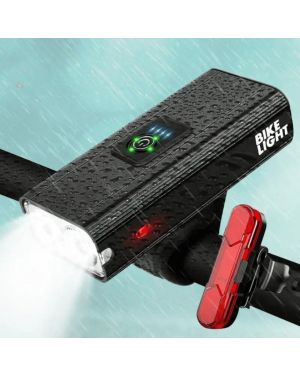 LED-Fahrradlampe 1500 Lumen, wiederaufladbar