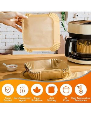 100 Stück Papier für ölfreie Fritteusen und Mikrowellengeräte
