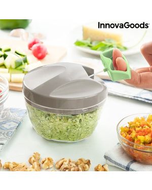 Manueller Mini-Zerkleinerer mit Seilzug und Zubehör