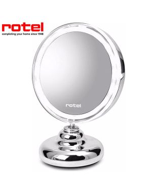 Rotel LED-Kosmetikspiegel mit Vergrößerung