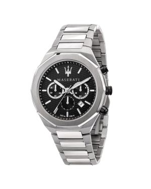 Herrenuhr Maserati Chrono Stile Watch - Black Dial