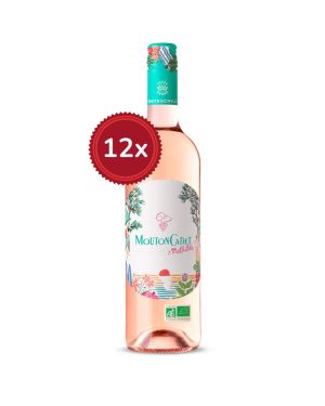 12 Flaschen Rothschild Mouton Cadet rosé bio x Mathilde Millésime 2023