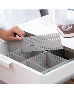Verstellbarer Schubladen-Organizer 16 Einheiten