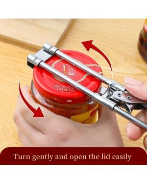 Ouvre Couvercle Réglable en Acier Inoxydable