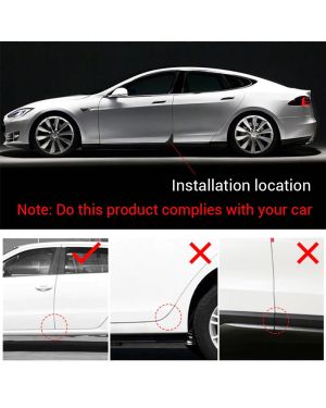 Packung mit 2 kratzfesten Schutzhüllen für Autotürecken