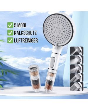 Filter-Duschkopf – 5 Modi, hygienisch und kalkabweisend
