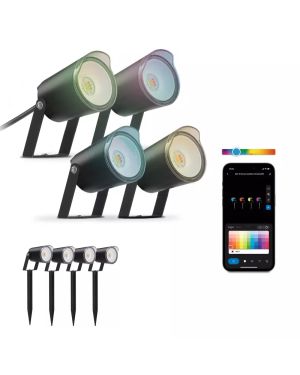 Lot de 4 spots intelligents SmartLED connectés