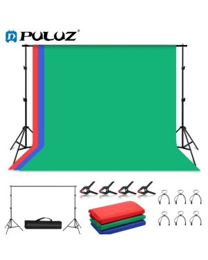 Kit Hintergrund Studio Green Screen 2x3m PULUZ