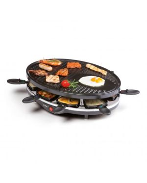 Raclette-gril avec double élément chauffant DOMO