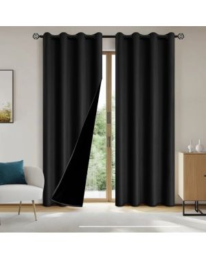 Thermischer Vorhang 100% verdunkelnd - 132 x 241 cm