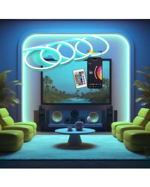 SmartLED-Farbband 5 m Kompatibel mit Siri, Alexa, Google Home