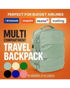 Safta Reiserucksack mit mehreren Fächern