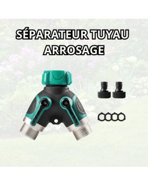 Séparateur de tuyau d'arrosage en Y 3/4 pouce EU