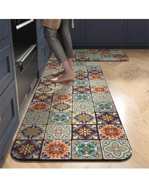Set aus 2 Anti-Rutsch-Küchenmatten - 40 × 60 cm & 40 × 120 cm