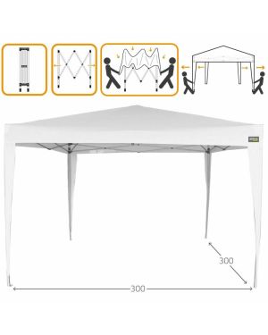 Tonnelle Auto-dépliante 300 x 300 x 250 cm