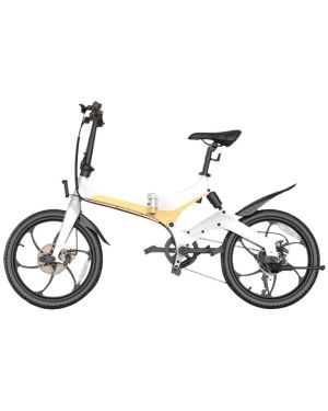 Klappbares Elektrofahrrad OCEAN DRIVE S6L White Gold