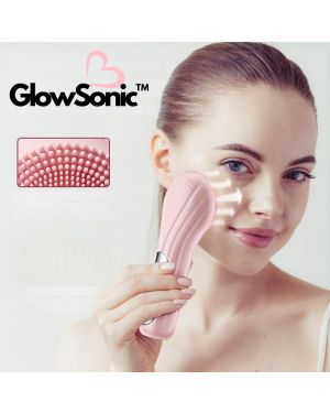GlowSonic™ – Brosse Nettoyante Visage Sonique Étanche