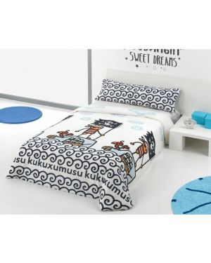 Piraten-Bettwäscheset für Einzelbett