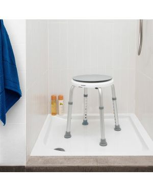Verstellbarer und drehbarer Badehocker