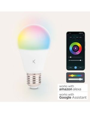 2er-Set SmartLED WifiE27 Glühbirnen von Ksix