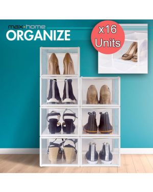 Boîtes à Chaussures Empilable 16 Unités