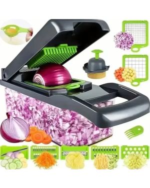 MultiChopper™ – 14 en 1 - Découpe Fruits, légumes et herbes