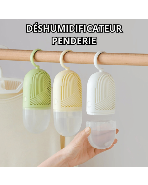 Set 2 déshumidificateurs Penderie avec Boîte de Récupération d'Humidité