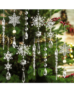 10Pcs Flocons de Neige décoration noël / 10-20 cm