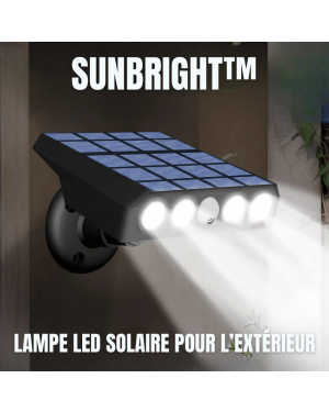 SunBright™ - Projecteur Solaire avec détection de mouvement