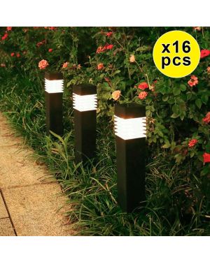 16er-Set Solar Gartenpoller Desing